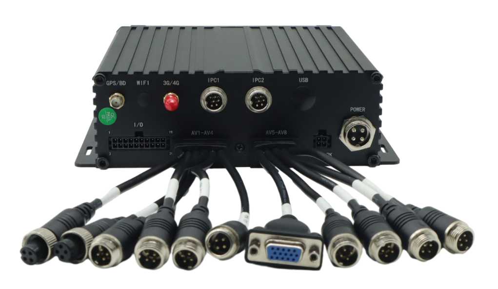 ट्रकको लागि GPS Wifi संग 8CH HDD वाहन मोबाइल DVR