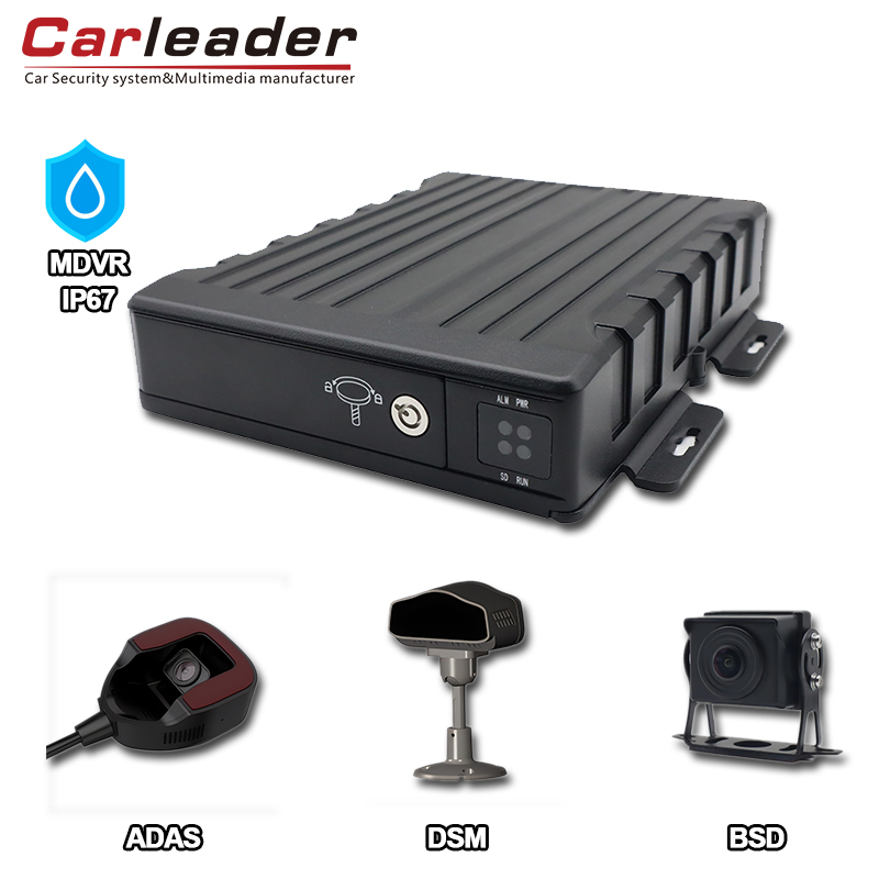 कार्लिडर आईपी67 वाटरप्रूफ एआई 4CH SD SD मोबाइल DVR: उन्नत वाहन अनुगमन समाधान