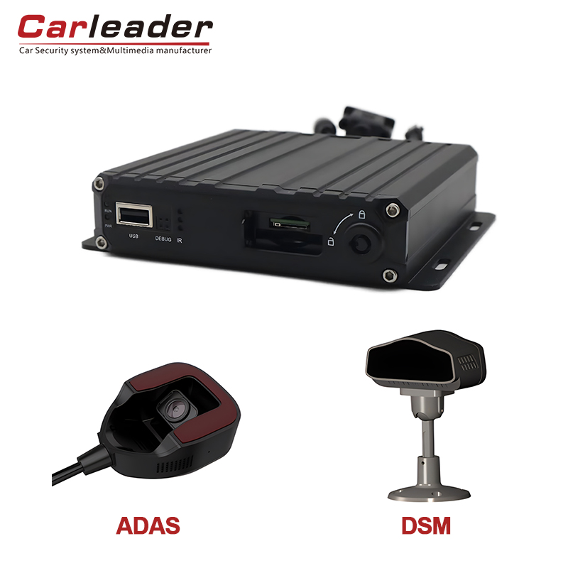 क्यारेलेडर 4CH AI बधाई मोबाइल मोबाइल DVR DSM र ADAS क्यामेरा-स्मार्ट जीवन, स्मार्ट ड्राइव