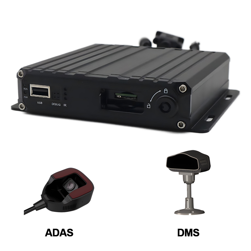 Carleader 4CH AI Intelligent Mobile DVR DSM र ADAS क्यामेराको साथ