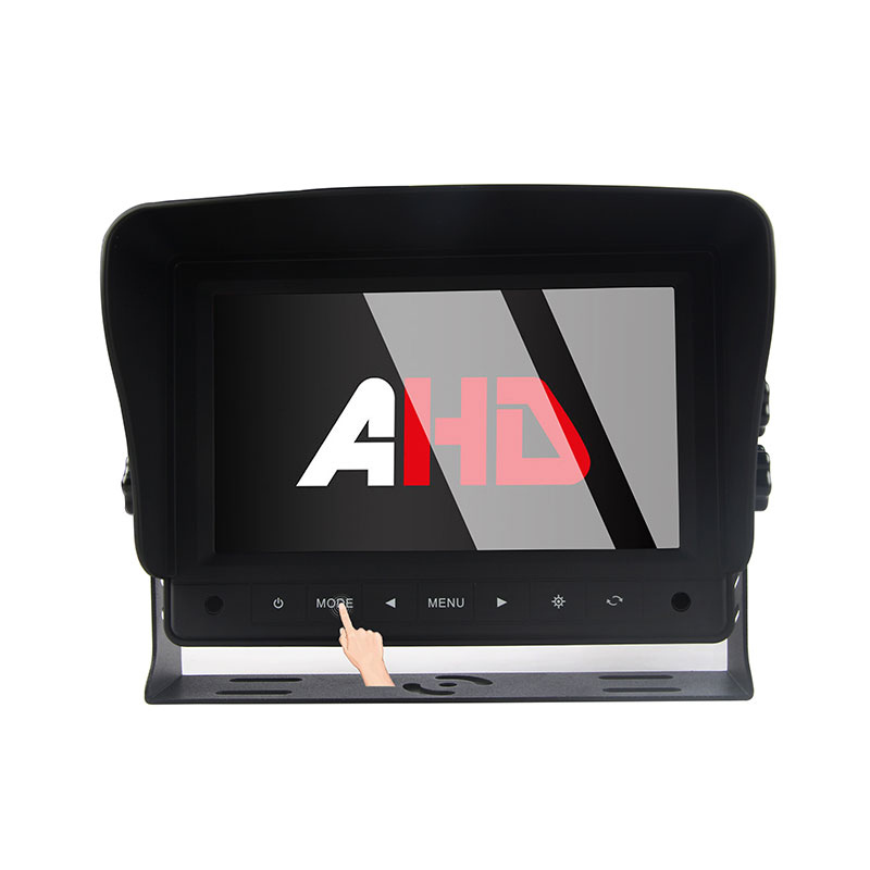 Carleader 7 इन्च टच बटन 2CH भारी शुल्क AHD वाहन मोन्टियर