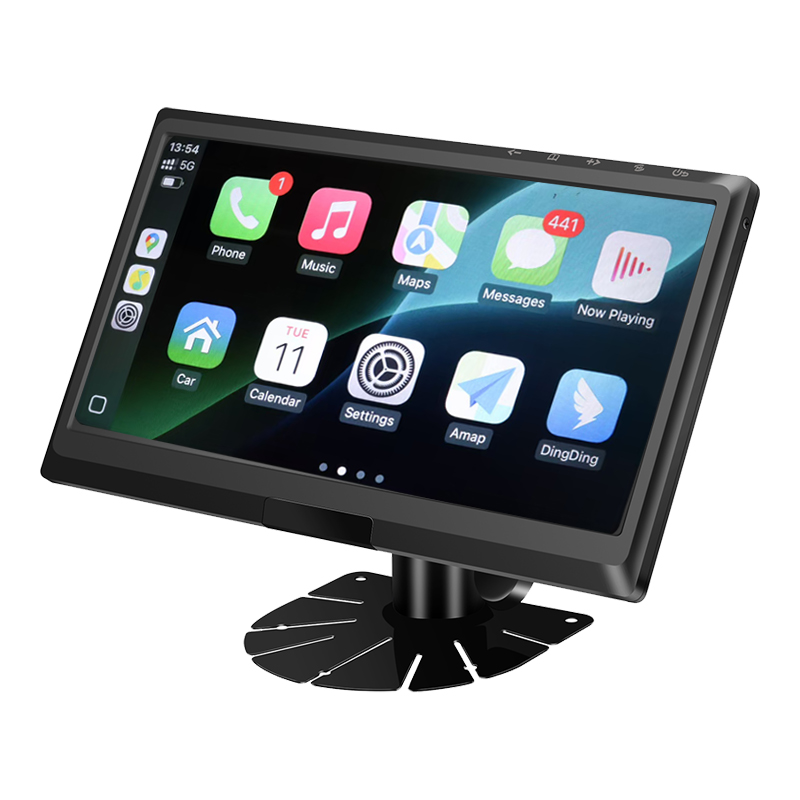 Carleader 9 इन्च IPS AHD सिग्नल इनपुट वाहन मोनिटर समर्थन CarPlay मल्टिमिडिया
