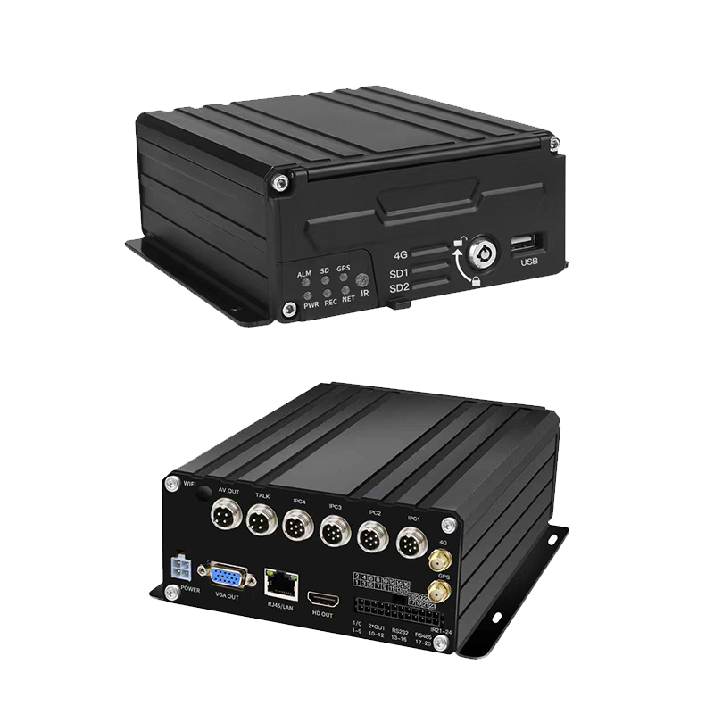 वाहन सुरक्षाको लागि 4CH IPC HDD मोबाइल NVR