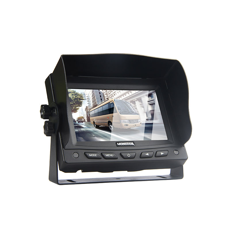 5 इंच TFT LCD भारी शुल्क वाहन ड्यास माउंट मॉनिटर