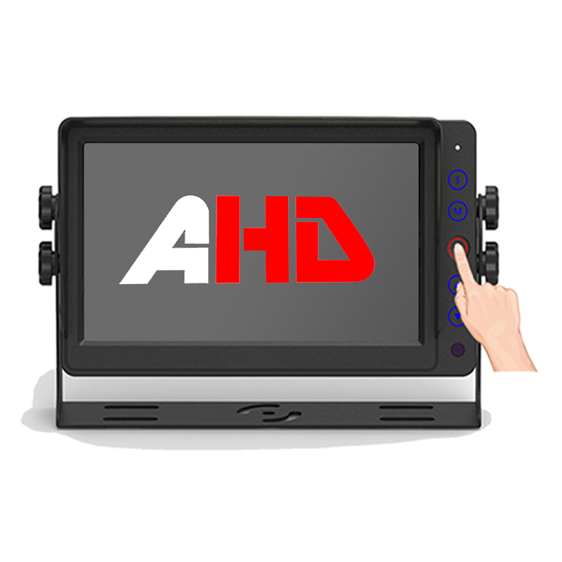 AHD भिडियो इनपुट र रिमोट कन्ट्रोलको साथ 7 इन्च कमर्शियल वाहन मनिटर